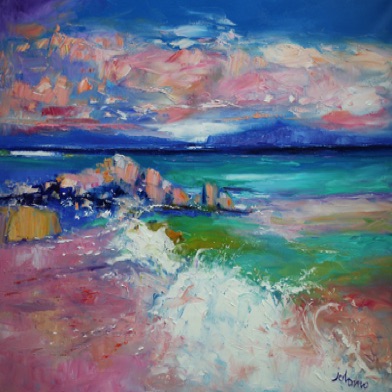 A summer sunset Isle of Iona 24x36